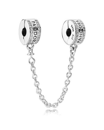 Pandora Logo Safety Chain 792057CZ-05-1