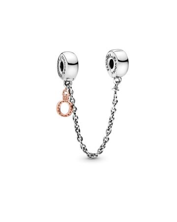 Pandora Dangling Crown O Safety Chain Charm Sicherheitskette 788313-05