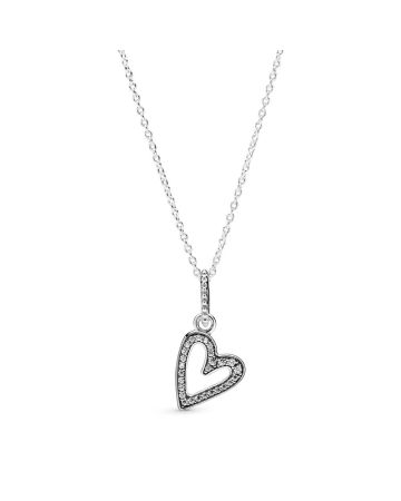 Pandora Freehand Heart -kaulakoru 398688C01
