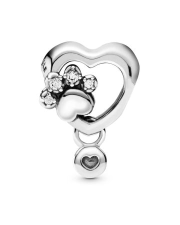 Pandora Sparkling Paw Print Charme 798873C01-1