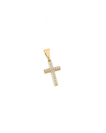 Kultainen ristiriipus 15 x 10 mm 9K PP2508-01