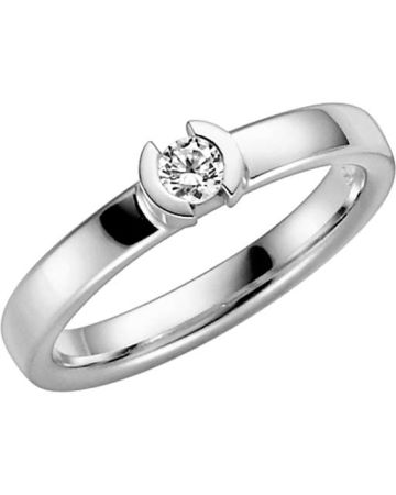 Schalins Rhen 0,15 ct,  Weißes Gold