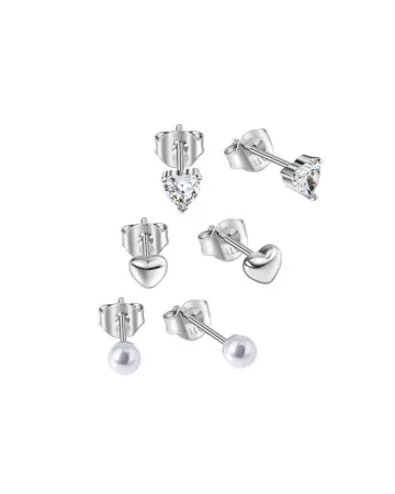 Silberne Ohrringe SE32046W004