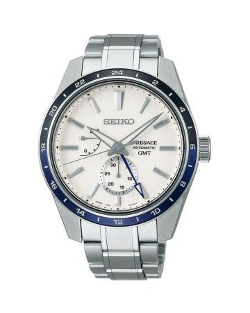 Seiko Presage Sharp Edged Series GMT Zero Halliburton Limited Edition SPB269J1-1