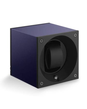 SwissKubik Masterbox Aluminium Dark Blue Uhrenbeweger SK01.AE004