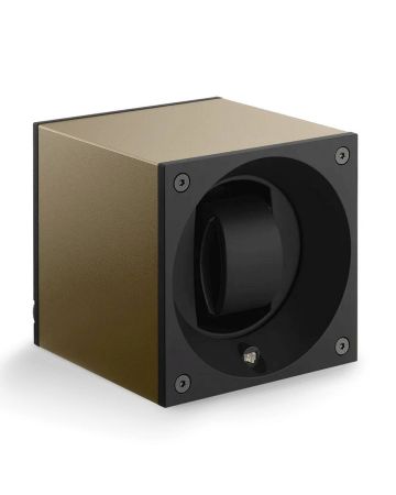 SwissKubik Masterbox Aluminium Taupe Uhrenbeweger SK01.AE015