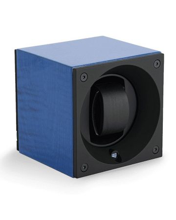 SwissKubik Masterbox Wood Sycomore Blue Uhrenbeweger SK01.BS004