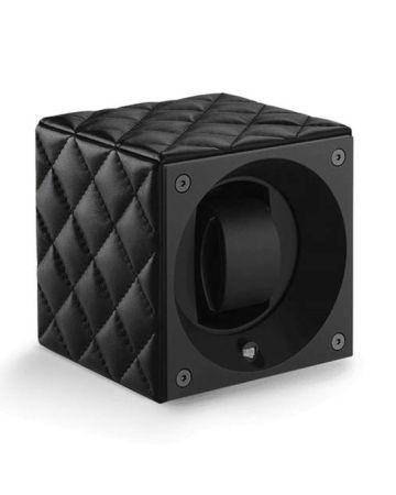 SwissKubik Masterbox Couture Black Leather Uhrenbeweger SK01.CV.COUT.NOIR T/T
