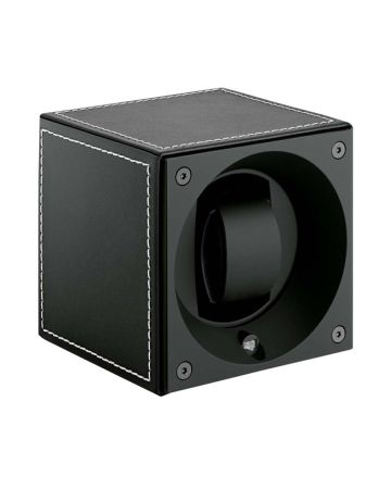 SwissKubik Masterbox Leather Black Uhrenbeweger SK01.CV001