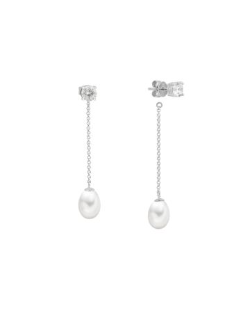 Gaura Pearls -helmikorvakorut SK18310E 