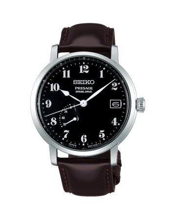 Seiko Spring Drive Black Enamel SNR039J1-1