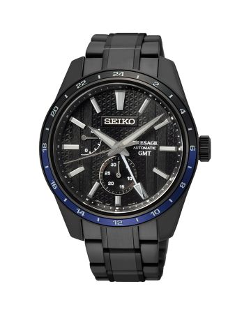 Seiko Presage Sharp Edged GMT Zero Halliburton Limited Edition SPB271J1-1