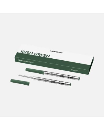 Montblanc Ballpoint täyte, Medium Irish Green / 2kpl MB128217