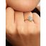 Pandora Oval Sparkling Halo sormus 163802C01