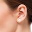 Silver Earrings with Pearl E-0841P