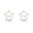 Silver Earrings with Pearl E-0841P