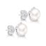Silver Earrings with Pearl E-0841P