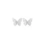 Edblad Papillon Studs Steel 8*7mm 120232