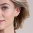 Edblad Peak Hoops Mini Gold 11mm 126248