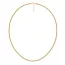 Edblad Rope Chain Necklace Gold 3mm 45-48cm 123506