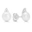 Pearl Earrings with Zircons BOL-E3050ZP
