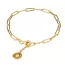 Lumoava Charm armband, förgylld 21cm L63253500000