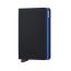 Secrid Slimwallet Matte Black & Blue SM-Black & Blue