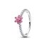 Pandora Sparkling Pink Flower ring 194499C02