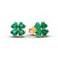 Pandora Green Lucky Clover Stud Ohrringe 264500C01