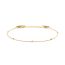 Mockberg Beaded Chain Gold Bracelet