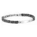Nomination Strong with Long Plate Black Armband 028302/006