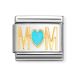 Nomination Classic Mom Blue Heart 030272/83