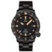 Sinn U1S E Submarine Steel -rannekello / musta teräs 1010.023