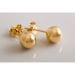 Gold Ohrringe 6 mm 20032