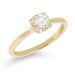 Beat Of Love Cushion Halo ring/ labordiamanten R-8314LD