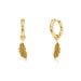 Edblad Feather Hoops S Gold korvakorut 132157
