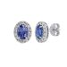 Kohinoor Olivia Diamantohrringe mit blauem Saphir 143-411VS-28