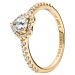Pandora Elevated Heart Ring 14K 159139C01