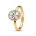Pandora Oval Sparkling Halo Ring 163802C01