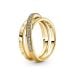 Pandora Triple Band Pave ring 169057C01