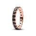 Pandora Black Sparkling Row Eternity sormus 180050C02