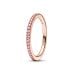 Pandora Sparkling Pink Band Ring 182999C01