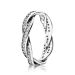 Pandora Sparkling Twist ring 190892CZ