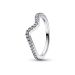 Pandora Sparkling Wave ring 192539C01