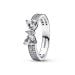 Pandora Sparkling Bow Double-Row sormus 193552C01