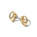Pandora Organically Shaped Heart Small Hoop Ohrringe 264359C00