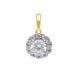 Brilliant Star Labor-Diamantanhänger L-PN-74674-050 YG