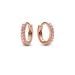 Pandora Sparkling Pink Huggie Hoop korvakorut 283015C01