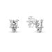 Pandora Round & Square Ohrringe 290036C01