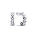 Pandora Sparkling Hearts Open Hoop Ohrringe 293657C01